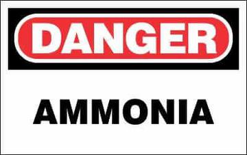 Danger Sign - Ammonia