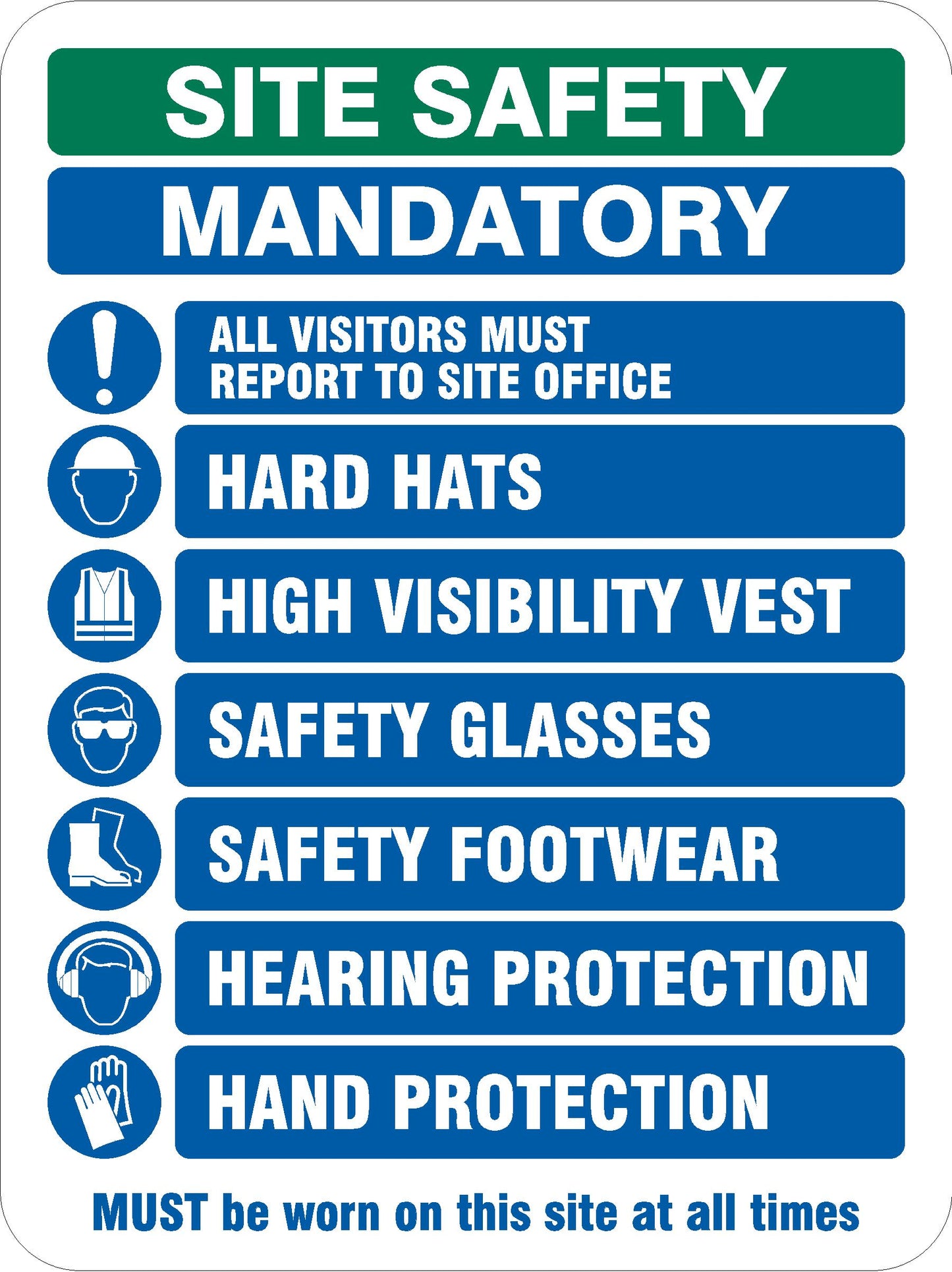 PPE Sign - Site Safety