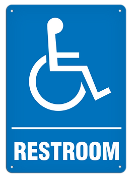Washroom Signs - Wheel Chair
