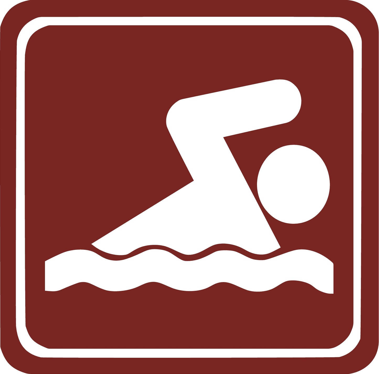 Camping / Parks - Swimming Icon