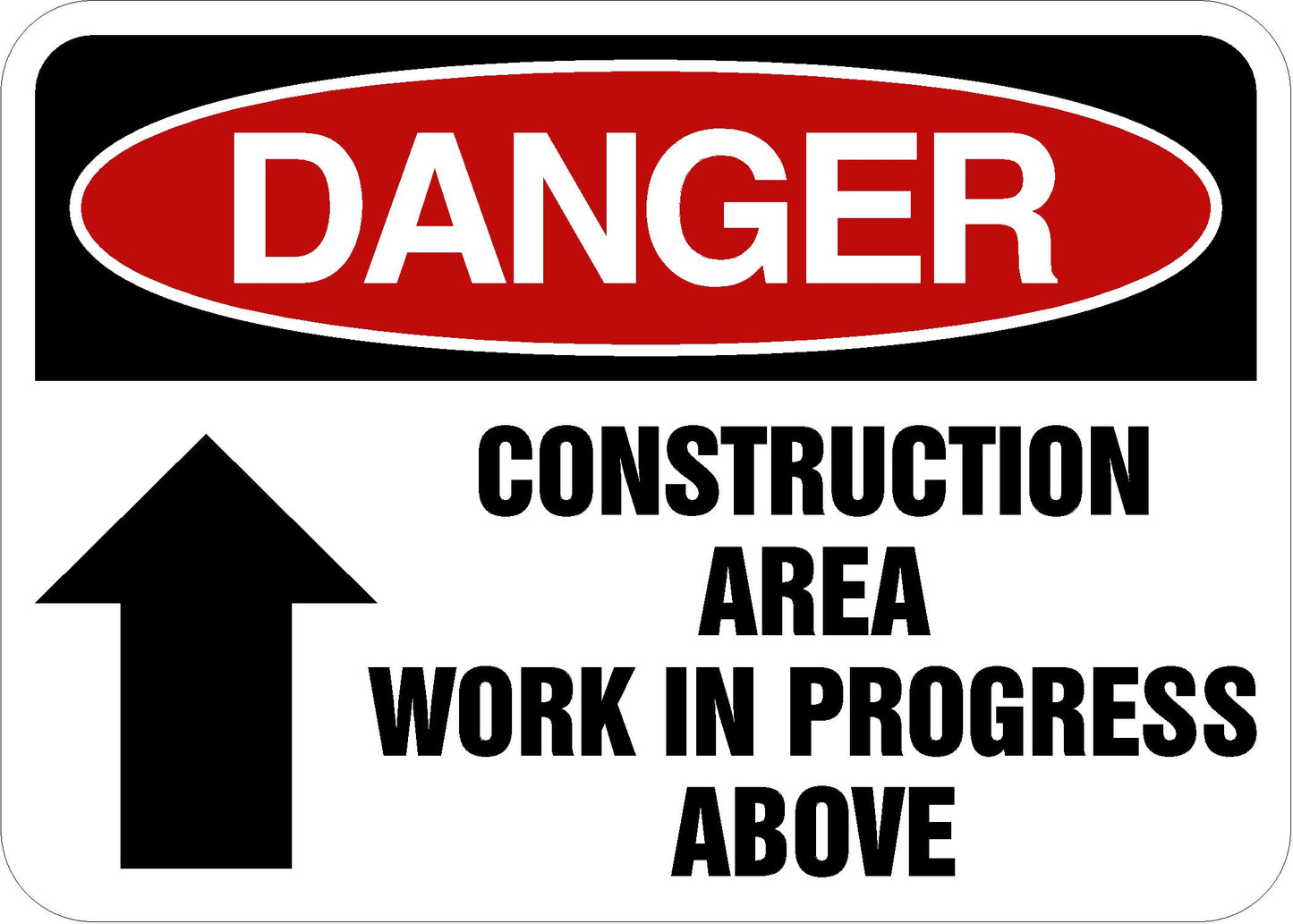 Danger Sign - Work Above