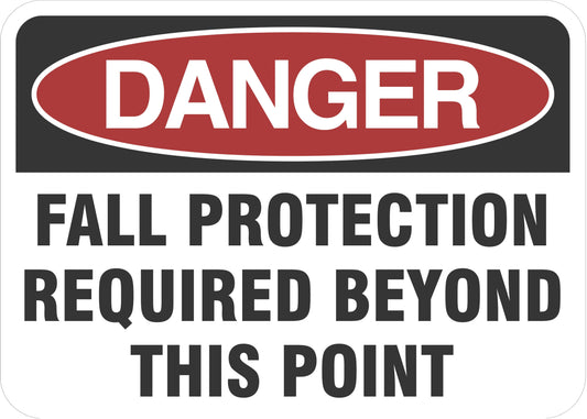 Danger Signs - Fall Protection