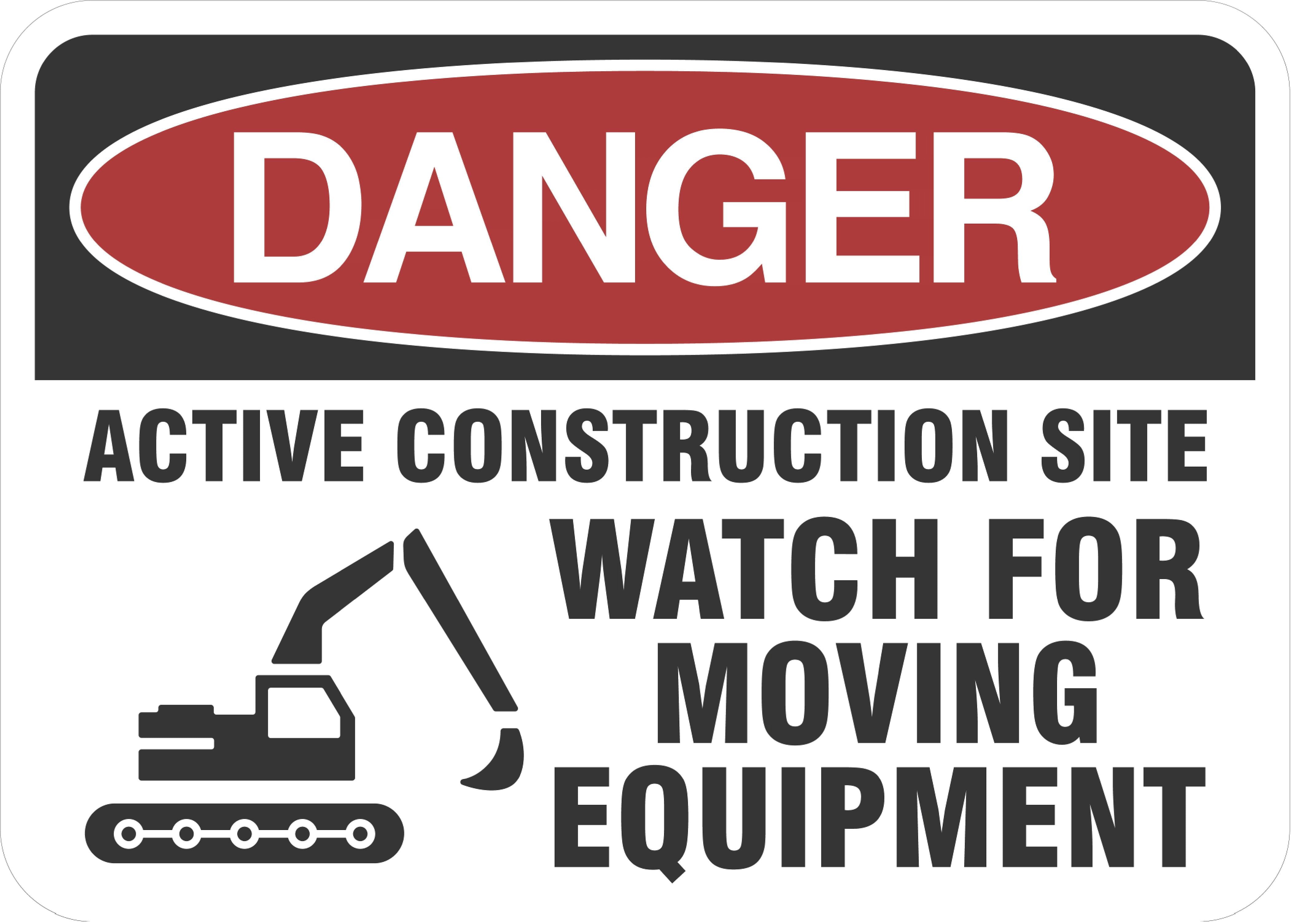 Danger Signs - Moving Equipment – LB Signs OnLine