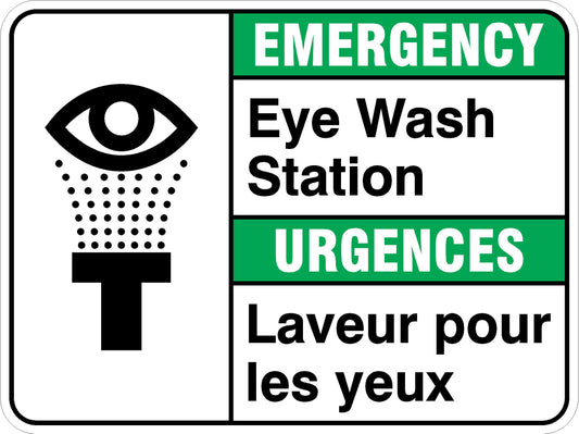 First Aid - Eye Wash English and French